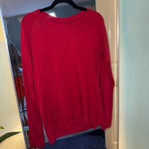 Lululemon Athletica Red Long Sleeve Swiftly Tech SZ 14